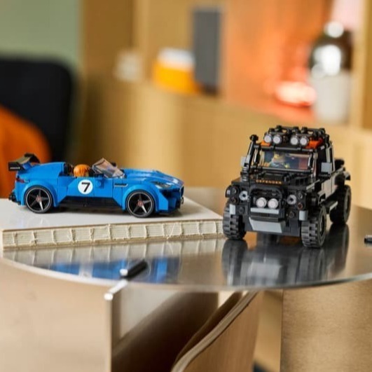 【椅比呀呀|高屏1250】LEGO 樂高 77264 捷豹Jaguar Project 7和路虎Defender-細節圖3