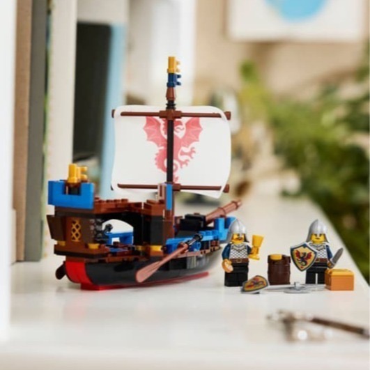 【椅比呀呀|高雄屏東】LEGO 樂高 40912 IDEAS 海蛇號 Sea Serpent-細節圖4