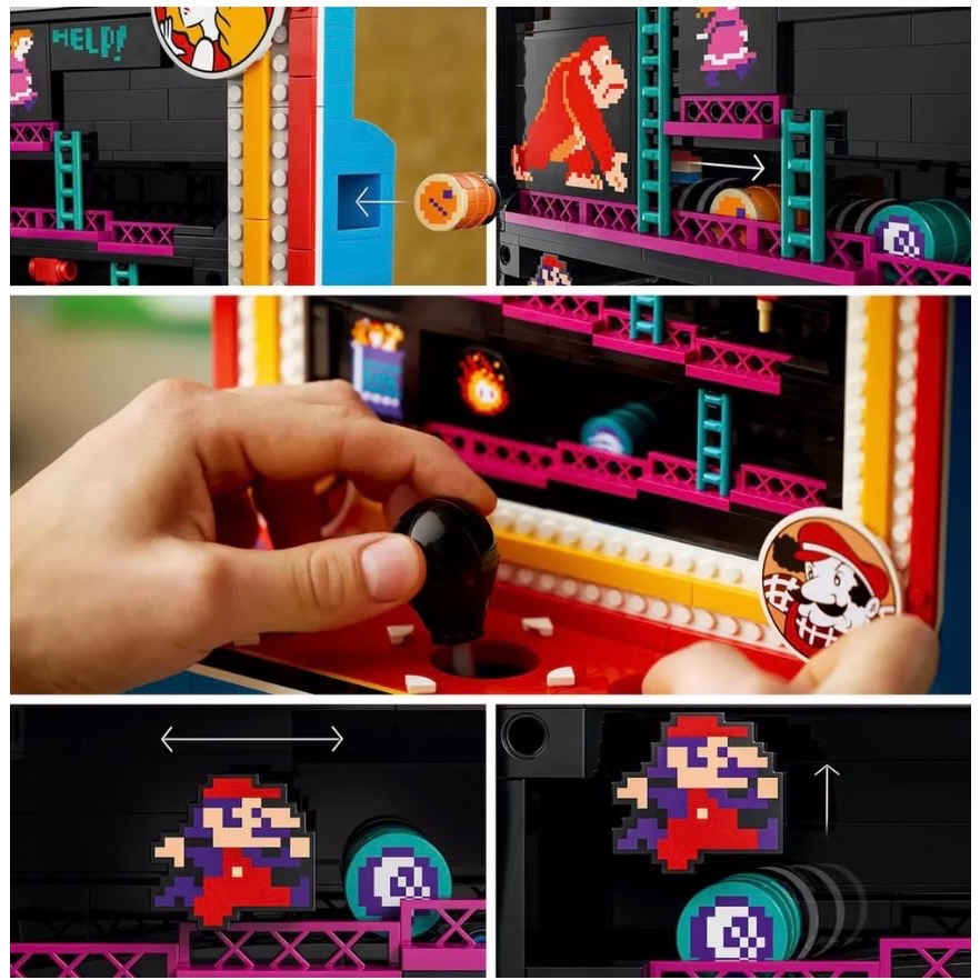 【椅比呀呀|高屏5200】LEGO 樂高 72051 超級瑪利歐 咚奇剛 街機遊戲 Donkey Kong Arcade-細節圖4