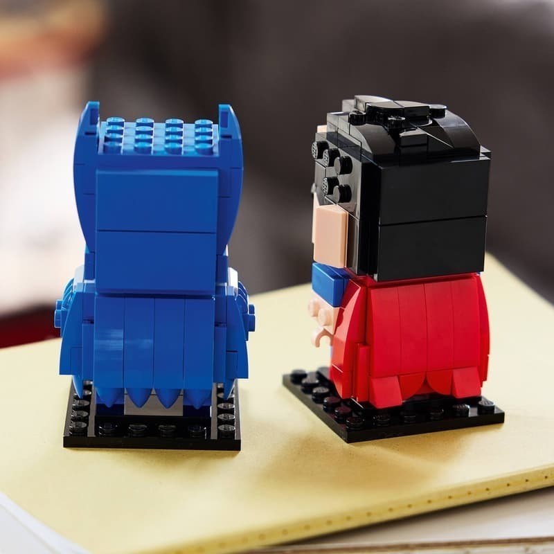 【椅比呀呀|高雄屏東】LEGO 樂高 40859 黃金時代超人和蝙蝠俠玩偶 Superman Batman-細節圖4