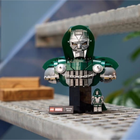 【椅比呀呀|高屏1500】LEGO 樂高 76345 末日博士頭像 Doctor Doom Bust 漫威 Marvel-細節圖3