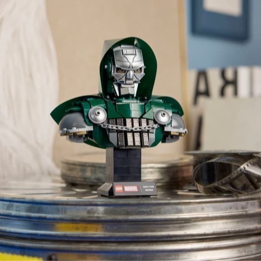 【椅比呀呀|高屏1500】LEGO 樂高 76345 末日博士頭像 Doctor Doom Bust 漫威 Marvel-細節圖4
