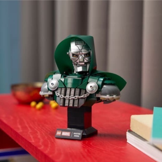 【椅比呀呀|高屏1500】LEGO 樂高 76345 末日博士頭像 Doctor Doom Bust 漫威 Marvel-細節圖5