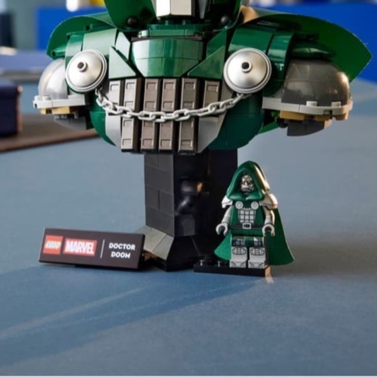 【椅比呀呀|高屏1500】LEGO 樂高 76345 末日博士頭像 Doctor Doom Bust 漫威 Marvel-細節圖6