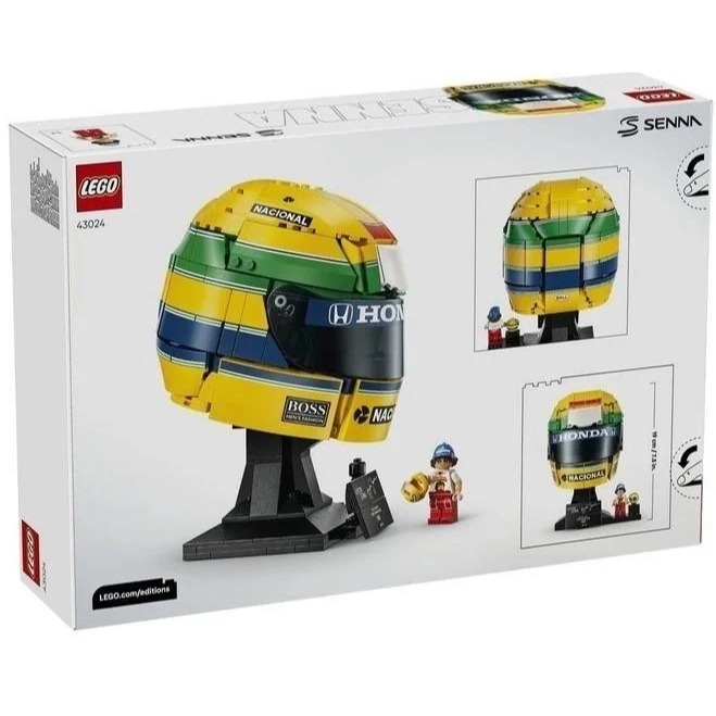 【椅比呀呀|高屏2550】LEGO 樂高 43024 艾爾頓·洗拿頭盔 Ayrton Senna Helmet F1-細節圖2