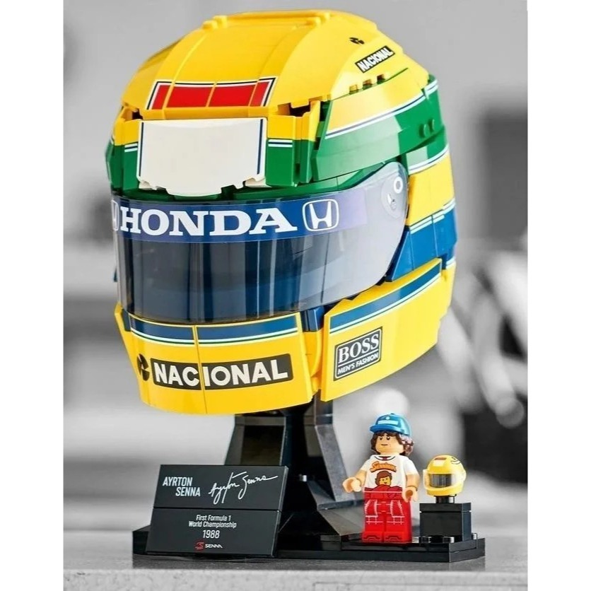 【椅比呀呀|高屏2550】LEGO 樂高 43024 艾爾頓·洗拿頭盔 Ayrton Senna Helmet F1-細節圖3