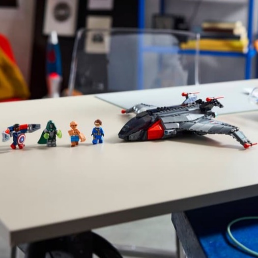【椅比呀呀|高屏1850】LEGO 樂高 《復仇者聯盟：末日崛起》昆式戰機 Avengers Quinjet-細節圖3