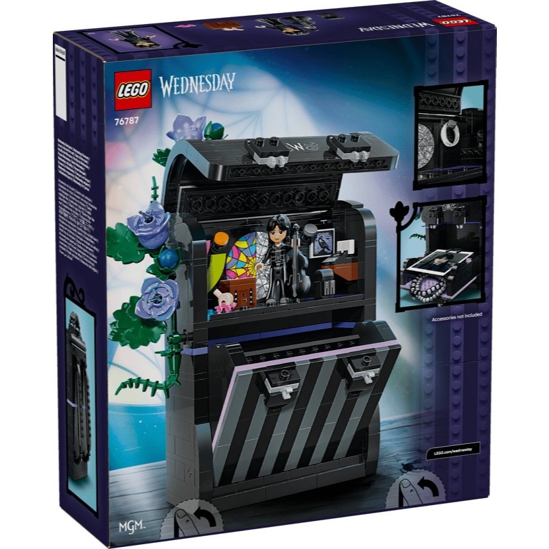 【椅比呀呀|高屏1250】LEGO 樂高 76787 星期三背包 Wednesday Backpack-細節圖2