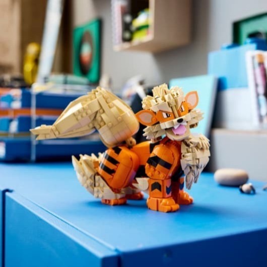 【椅比呀呀|高屏3100】LEGO 樂高 72160 寶可夢系列 風速狗 Arcanine Pokémon-細節圖3