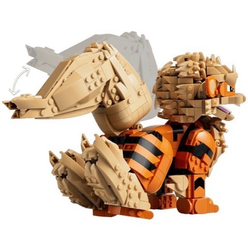 【椅比呀呀|高屏3100】LEGO 樂高 72160 寶可夢系列 風速狗 Arcanine Pokémon-細節圖6