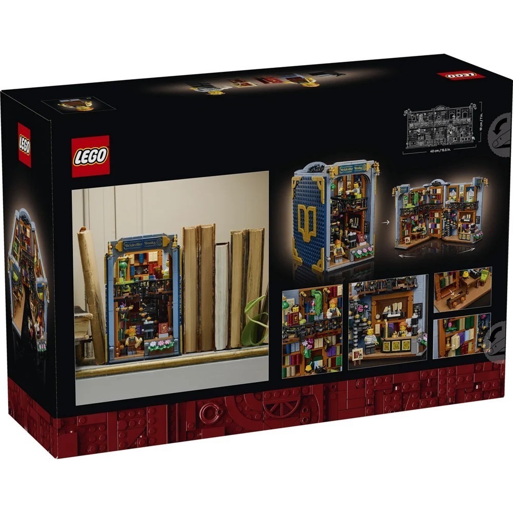 【椅比呀呀|高屏3850】LEGO 樂高 11379 書店：書檔擺飾 Bookshop Booknook-細節圖2