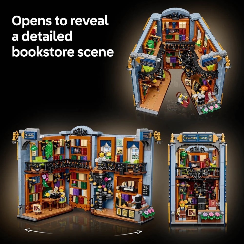 【椅比呀呀|高屏3850】LEGO 樂高 11379 書店：書檔擺飾 Bookshop Booknook-細節圖6
