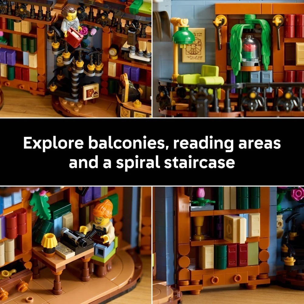 【椅比呀呀|高屏3850】LEGO 樂高 11379 書店：書檔擺飾 Bookshop Booknook-細節圖8