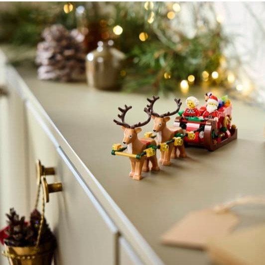 【椅比呀呀|高雄屏東】LEGO 樂高 40866 耶誕老人的佳節雪橇大冒險 Santa＇s Holiday Sleigh-細節圖3