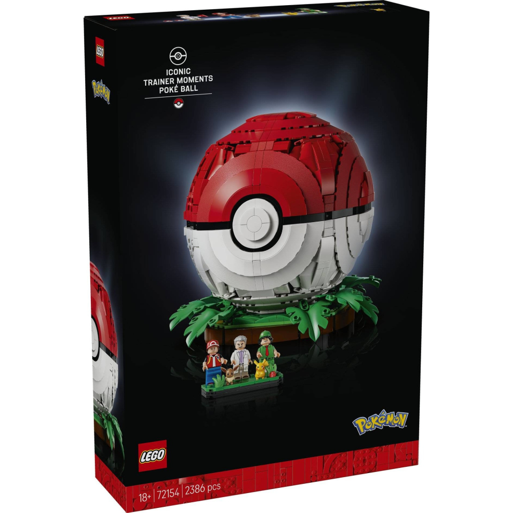 【椅比呀呀|高屏8300】LEGO 樂高 72154 寶可夢 精靈球：訓練家經典時刻 Poké Ball Pokémon