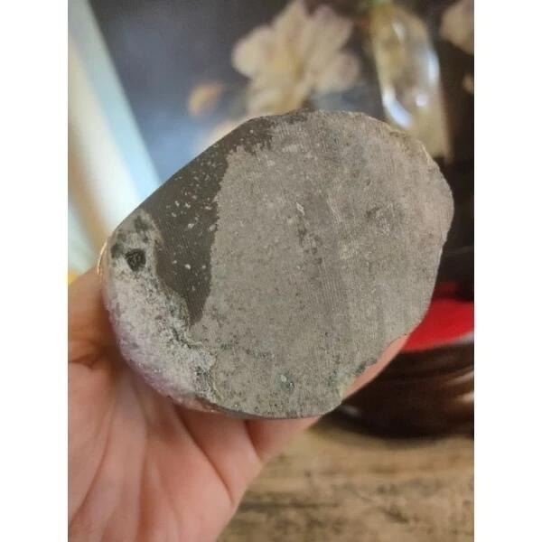 ✡️烏拉圭🇺🇾水晶原礦 大角趾 晶體透亮帶共生礦 紫晶陣 消磁 净化 紫水晶原石擺件 443g#342-細節圖8