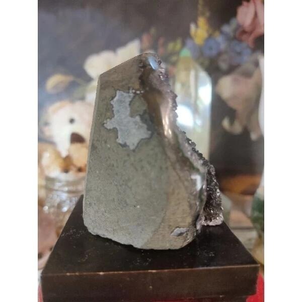 ✡烏拉圭🇺🇾水晶原礦 異象晶鎮 內凹帶球花 黑綠紫漸層色 二次結晶 小顆紫晶鎮 消磁净化 水晶原石擺件259g#34-細節圖5