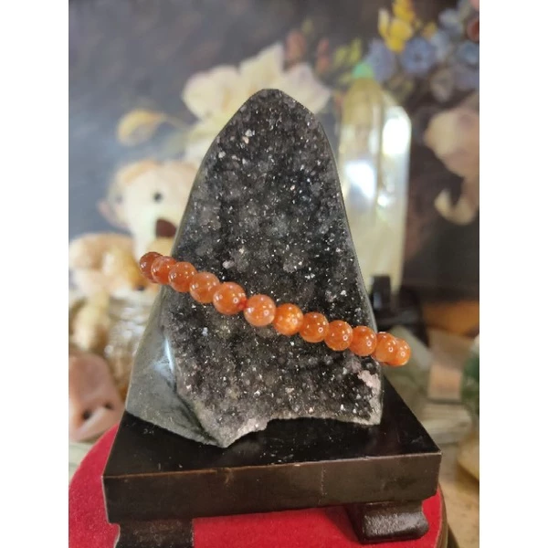 ✡️烏拉圭🇺🇾水晶原礦 異象晶鎮 內凹 帶球花、黃晶、方解石 小顆紫晶鎮 消磁 净化 水晶原石擺件 188g#349-細節圖6