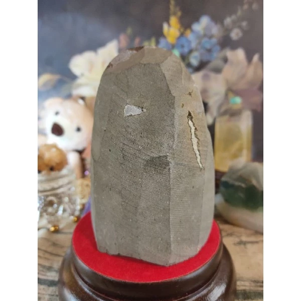 ✡️天然烏拉圭異象 紫晶鎮 深咖啡色 帶二次結晶 紫水晶 彩晶鎮 防幅攝電磁波 消磁 净化 742g#331-細節圖4