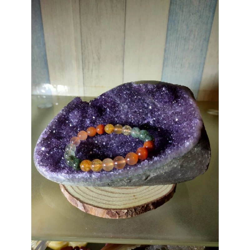 ✡️紫水晶 超美細沙水晶 紫晶異象晶鎮  內凹 紫水晶 防幅攝 消磁 净化 水晶原石擺件1161g#284-細節圖5