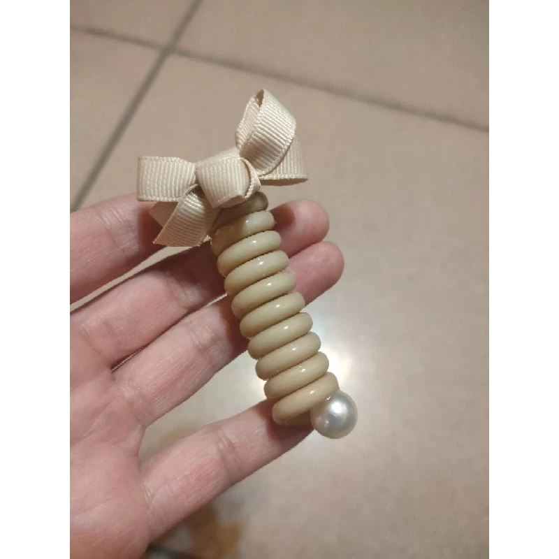 5#蝴蝶結款卡其色