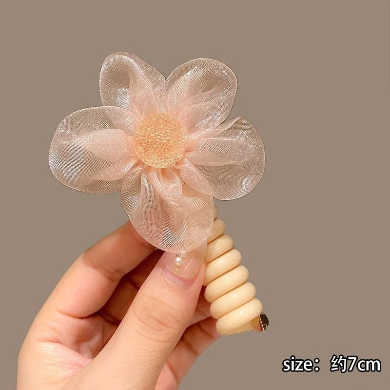 7#花朵款奶白色