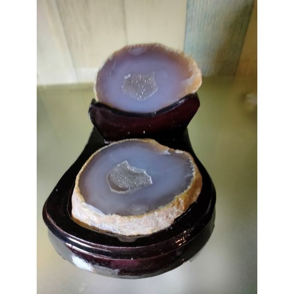 💰天然 小巧迷你瑪瑙聚寶盆 桌上擺件 藏風聚氣~圓滿如意~對己生財-細節圖2