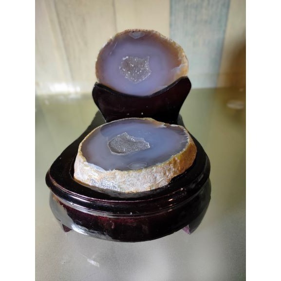 💰天然 小巧迷你瑪瑙聚寶盆 桌上擺件 藏風聚氣~圓滿如意~對己生財-細節圖9