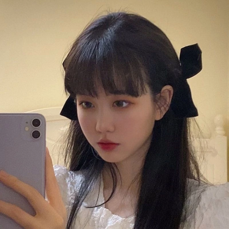 ✨台灣現貨🌿jisoo金智秀同款蝴蝶結髮夾 邊夾 半片式髮夾 鴨嘴夾 韓國ins少女頭飾 時尚潮流百搭蝴蝶結髮夾N42-細節圖5
