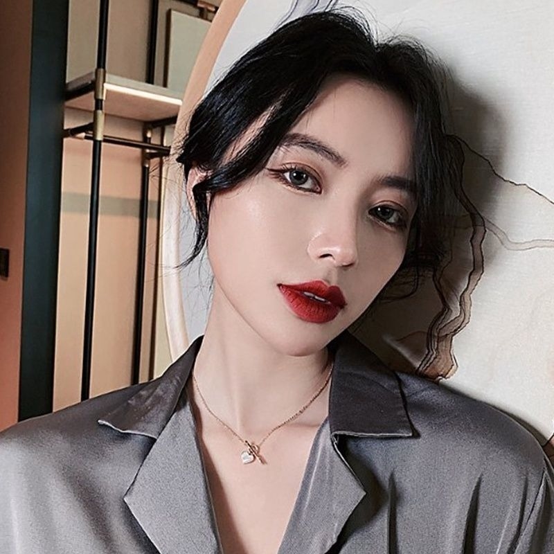 👗台灣現貨🌿ㄧ箭穿心 丘比特的箭頭 Ins甜美心形項鍊 簡約氣質鎖骨鏈項鍊 頸鏈【Q77】-細節圖8