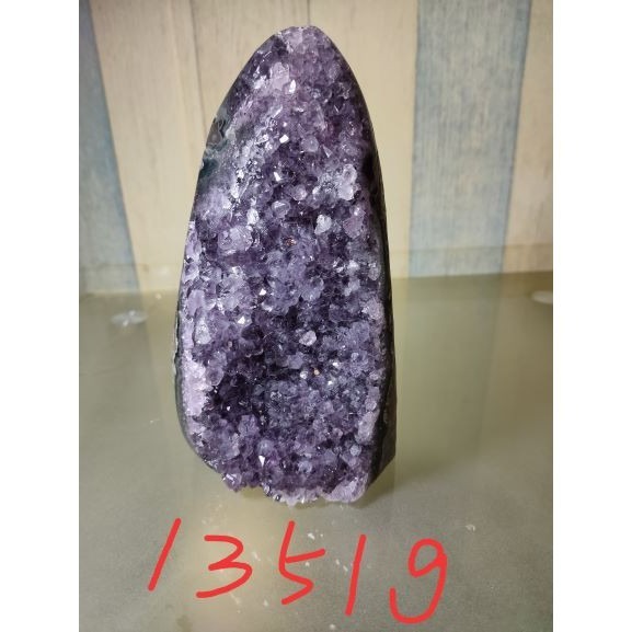 ✡️福利價 紫晶 鎮異象 內凹 紫水晶 黑碧 防幅攝 消磁 净化 1351g-細節圖2