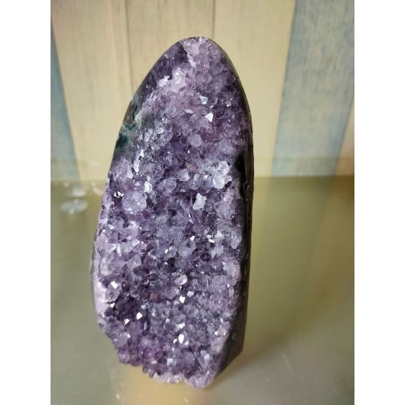 ✡️福利價 紫晶 鎮異象 內凹 紫水晶 黑碧 防幅攝 消磁 净化 1351g-細節圖6