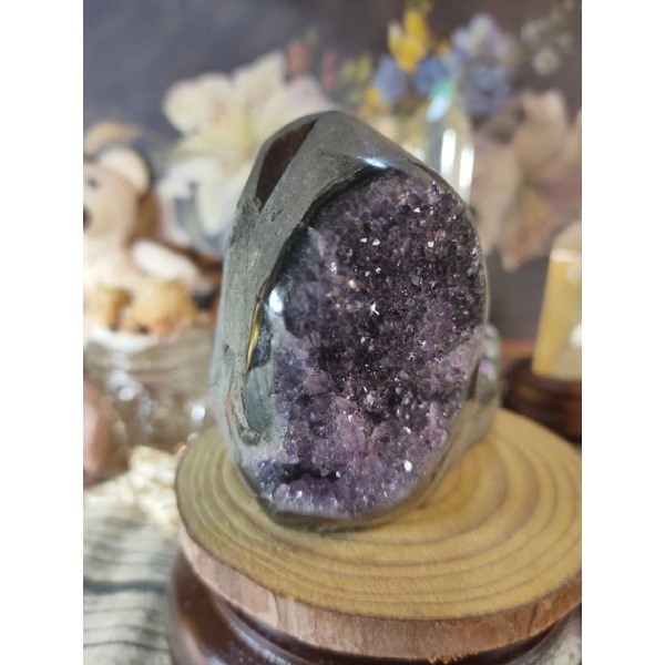 ✡️福利價 天然烏拉圭內凹紫晶陣 招貴人 防輻射 消磁 净化 紫水晶原石擺件 753g#290-細節圖5