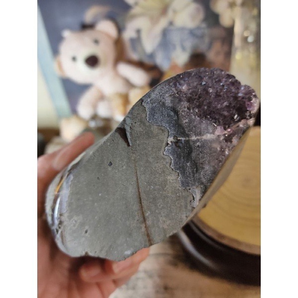 ✡️福利價 天然烏拉圭內凹紫晶陣 招貴人 防輻射 消磁 净化 紫水晶原石擺件 753g#290-細節圖9