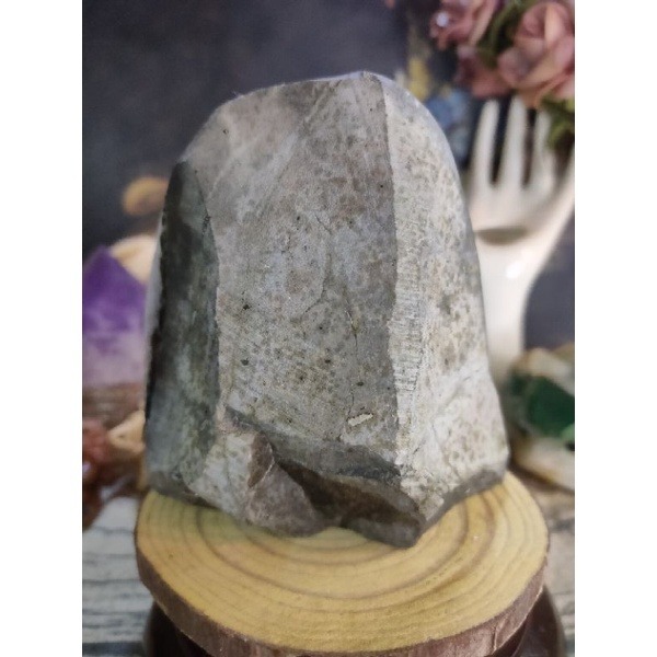 ✡️福利價 天然烏拉圭紫晶鎮 內凹大角趾 綠瑪瑙邊線 防幅攝電磁波 消磁 净化 水晶原石擺件 1005g#396-細節圖4