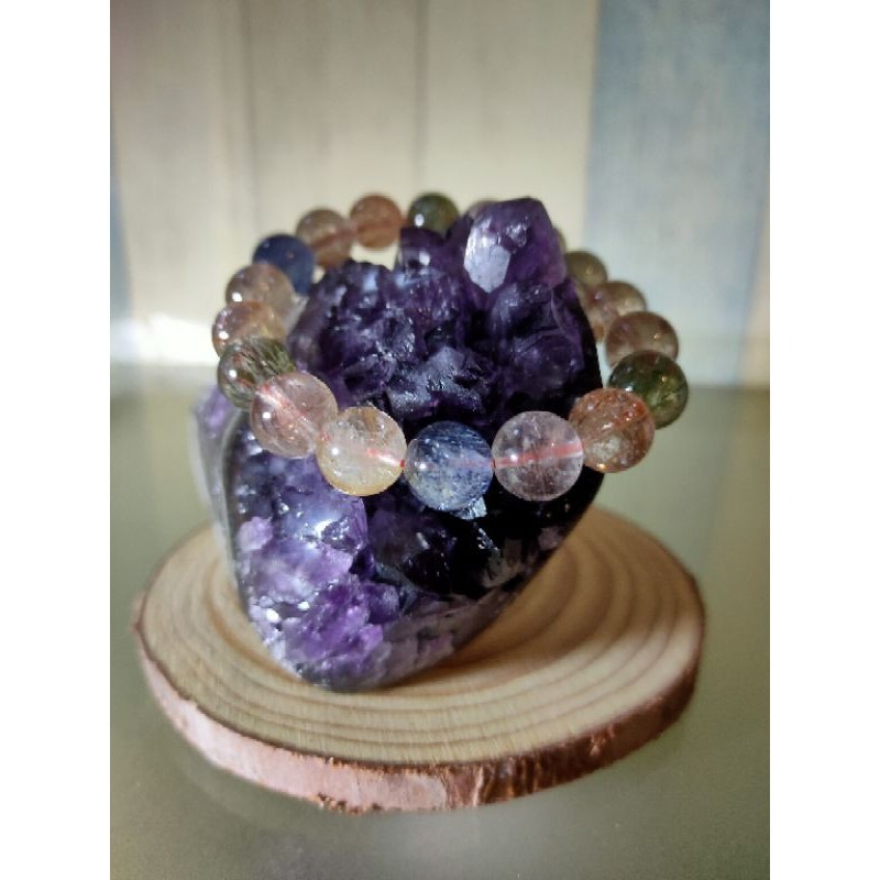 ✡️福利價 烏拉圭 紫水晶 消磁 净化 水晶原石 晶簇擺件 超紫大角趾紫晶陣 超能量 640g-細節圖2