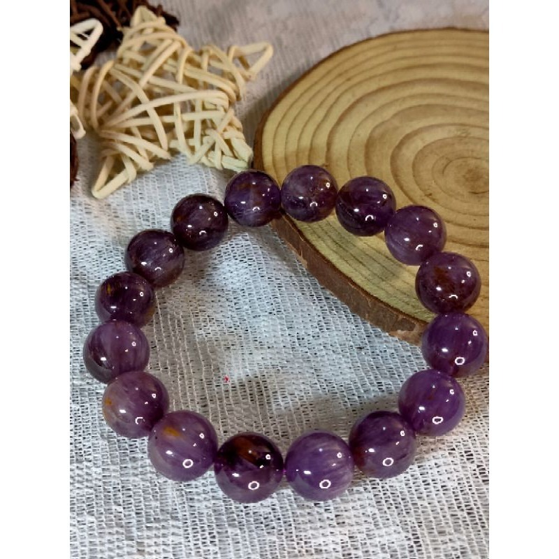 ⚜️天然紫鈦手珠 大咪 13.7mm-細節圖3