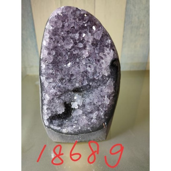 ✡️福利價 紫晶 鎮異象 內凹 紫水晶 黑碧 防幅攝 消磁 净化 1868g-細節圖3