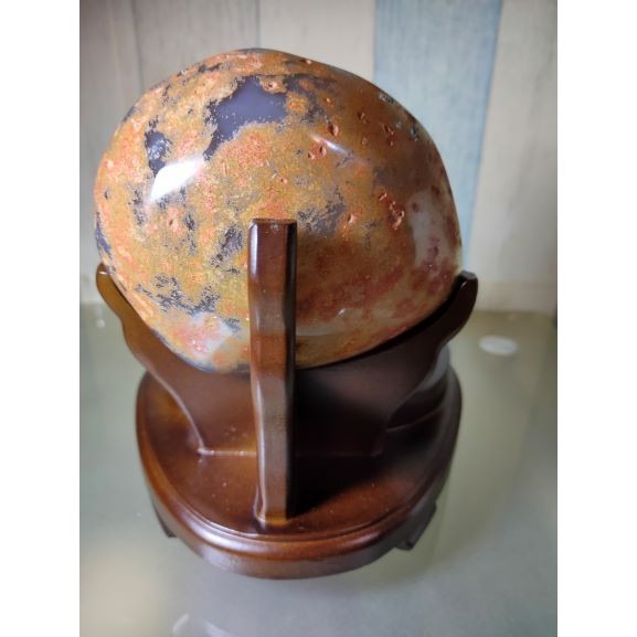 💰全拋巴西聚寶盆 全拋瑪瑙聚寶盆 帶雪礦共生礦 閃亮亮 全透光 藏風聚氣~圓滿如意~對己生財~附底座 1614g-細節圖6