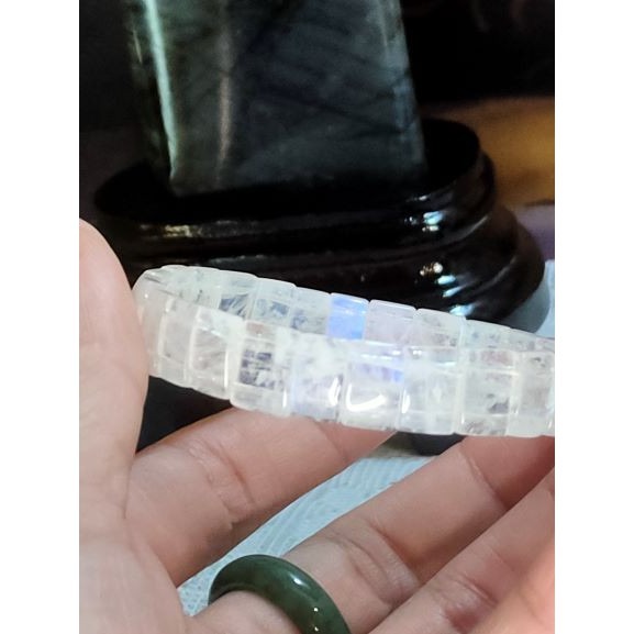 🌜斯里蘭卡 藍月光 套組 藍月光 手排 月光4圈 藍月光 手排+4圈 套組-細節圖8