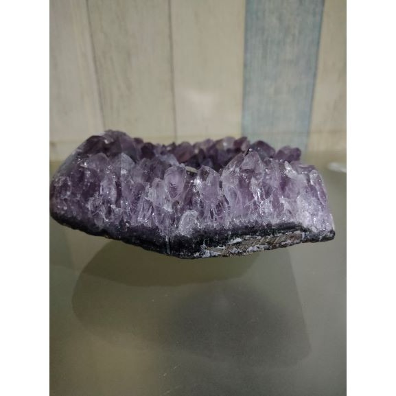 ✡️紫水晶 晶陣 防幅攝 消磁 净化 水晶原石 天然紫水晶 晶簇擺件 原礦 內凹 可當消磁盤1522g-細節圖7