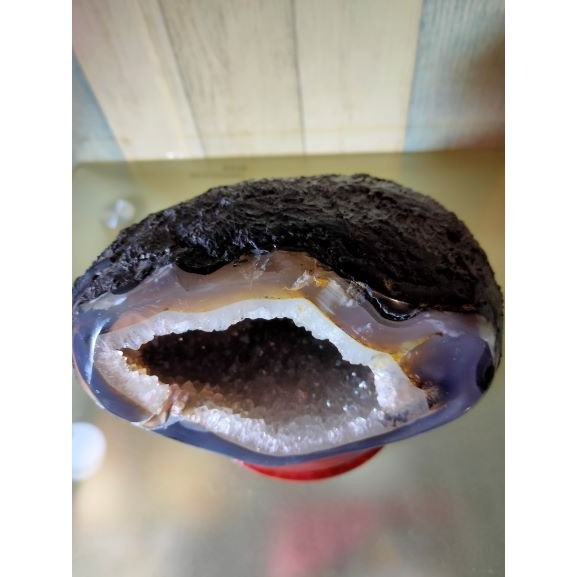 ✡️福利價 烏拉圭🇺🇾 異象小晶洞 防幅攝 消磁 净化（原皮原礦）2077g-細節圖7