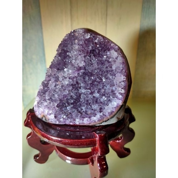 ✡️巴西🇧🇷烏拉圭🇺🇾水晶原礦 鎮異象 內凹 紫水晶 黑碧 防幅攝 消磁 净化 1004g-細節圖5