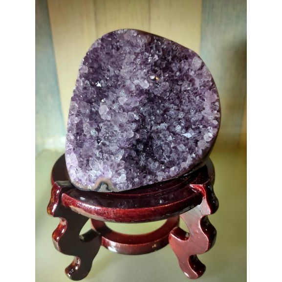 ✡️巴西🇧🇷烏拉圭🇺🇾水晶原礦 鎮異象 內凹 紫水晶 黑碧 防幅攝 消磁 净化 1004g-細節圖7