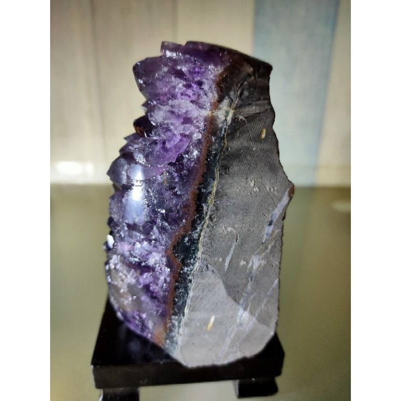 ✡️烏拉圭🇺🇾水晶原礦 紫晶陣 消磁 净化 水晶原石 晶簇擺件 大角趾超紫 晶體超美  748g-細節圖3