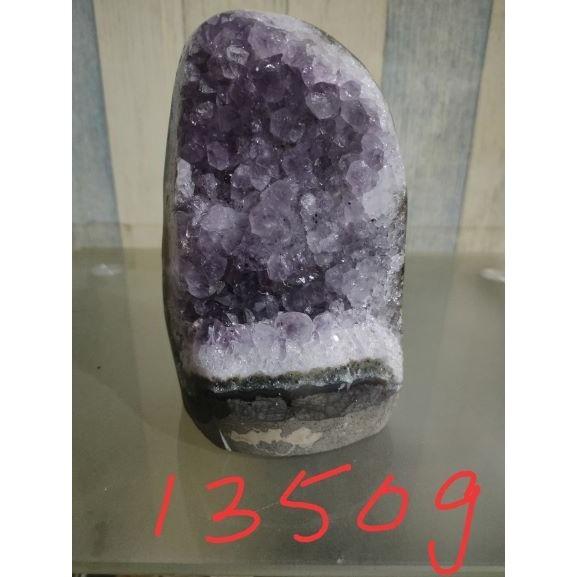 ✡️福利價 紫水晶 晶陣 防幅攝 消磁 净化 水晶原石 天然紫水晶 晶簇擺件 原礦 內凹 1350g-細節圖2