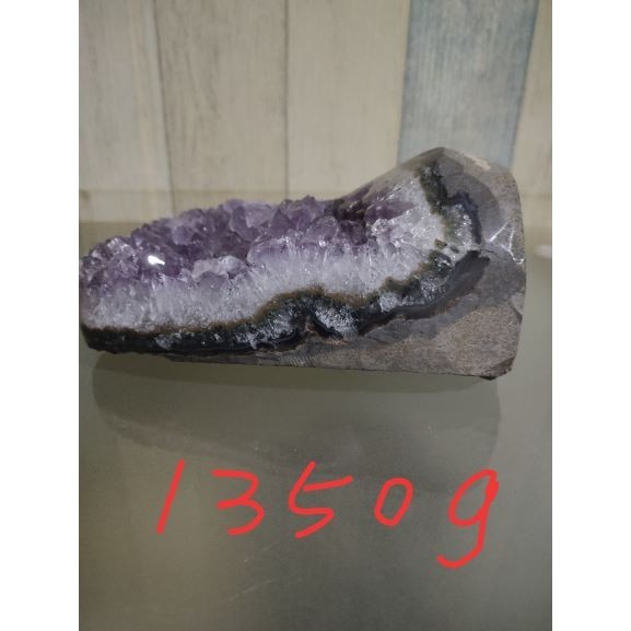 ✡️福利價 紫水晶 晶陣 防幅攝 消磁 净化 水晶原石 天然紫水晶 晶簇擺件 原礦 內凹 1350g-細節圖3