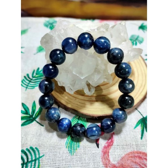 ⚜️天然無燒 ＂貓眼藍晶石＂手珠 純天然無優化 12mm-細節圖3