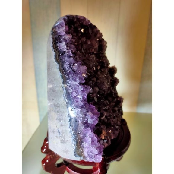 ✡️巴西🇧🇷烏拉圭🇺🇾水晶原礦 鎮異象 內凹 紫水晶 防幅攝 消磁 净化 2067g-細節圖3