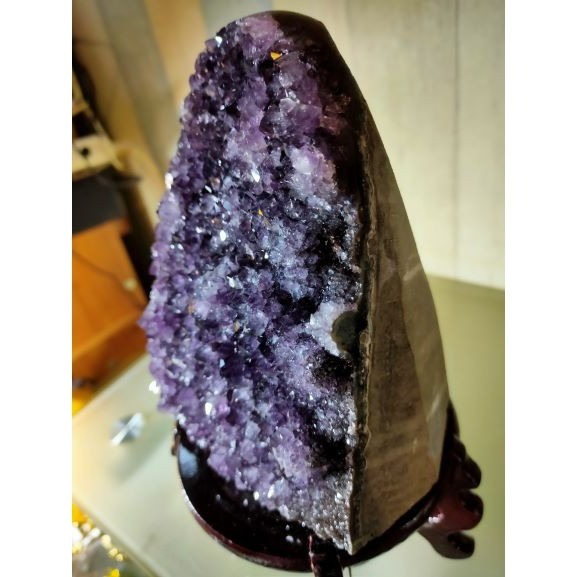 ✡️巴西🇧🇷烏拉圭🇺🇾水晶原礦 鎮異象 內凹 紫水晶 防幅攝 消磁 净化 2067g-細節圖8